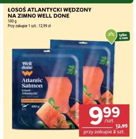 Łosoś atlantycki wędzony na zimno