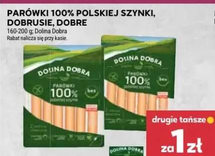 Parówki 100% polskiej szynki Dobrusie, Dobre