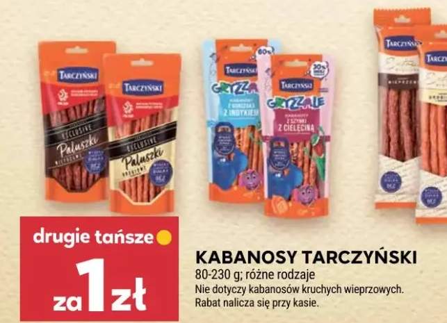 Kabanosy różne rodzaje