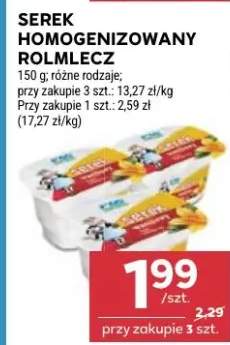 Serek homogenizowany Rolmlecz różne rodzaje