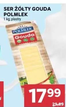 Ser żółty Gouda Polmlek plastry