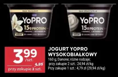 Jogurt wysokobiałkowy różne rodzaje
