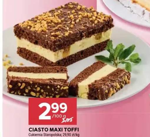 Ciasto maxi toffi