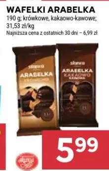 Wafelki krówkowe, kakaowo-kawowe