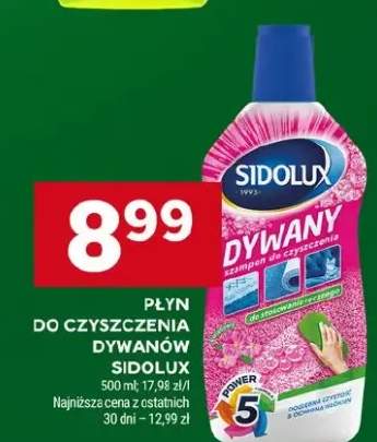 Płyn do czyszczenia dywanów Sidolux