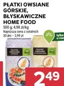 Płatki owsiane górskie, błyskawiczne