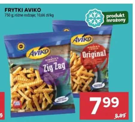 Frytki różne rodzaje