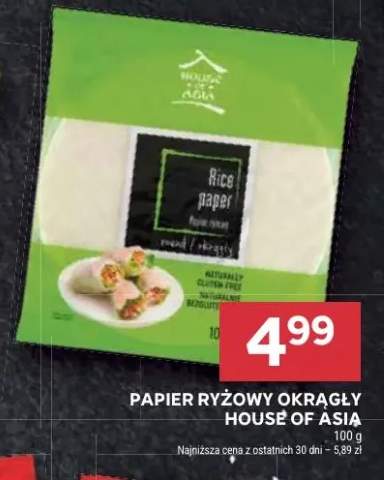 Papier ryżowy okrągły