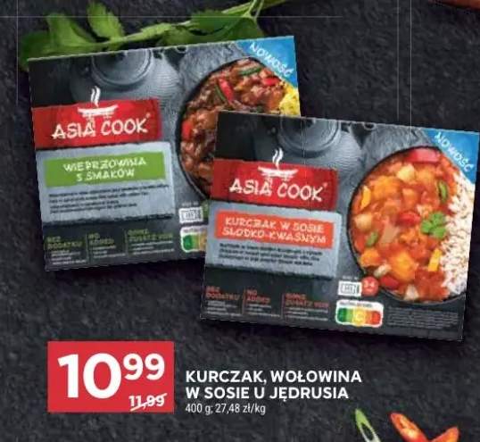 Kurczak, wołowina w sosie u jędrusia