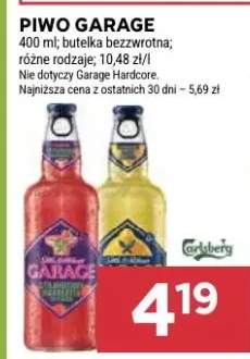 Piwo butelka bezwrotna różne rodzaje