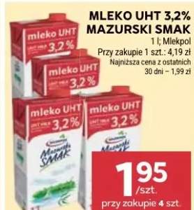 Mleko UHT 3,2% mazurski smak