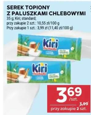 Serek topiony z paluszkami chlebowymi