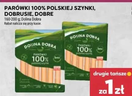 Parówki 100% polskiej szynki Dobrusie, Dobre