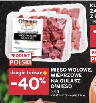 Mięso wołowe, wieprzowe na gulasz Oimieso
