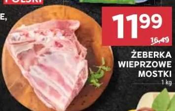 Żeberka wieprzowe mostki