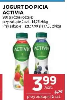 Jogurt do picia Activia