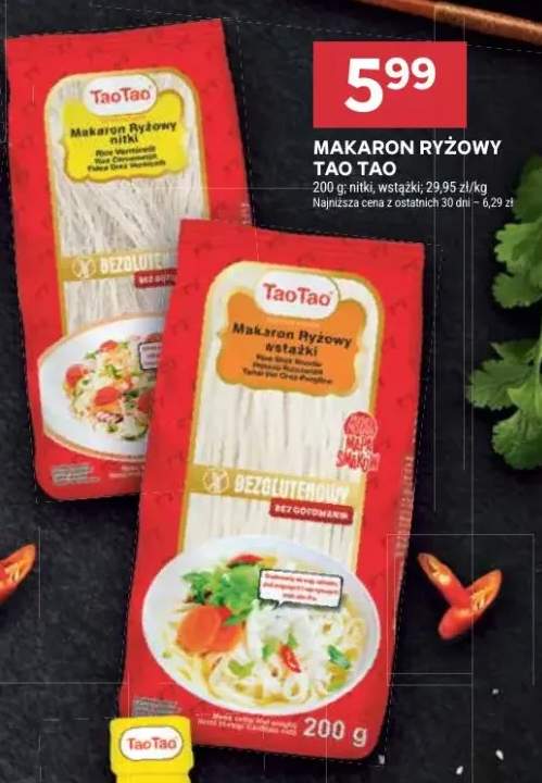 Makaron ryżowy wstążki