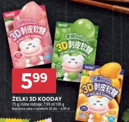 Żelki 3D Kooday
