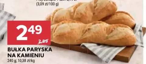 Bułka paryska na kamieniu