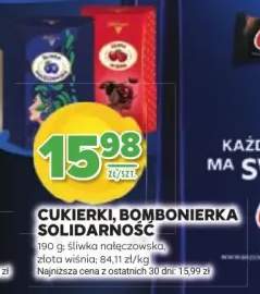 Cukierki, bombonierka śliwka nałęczowska