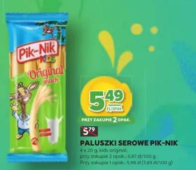 Paluszki serowe kids original