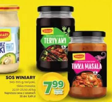 Sos teriyaki, tikka masala