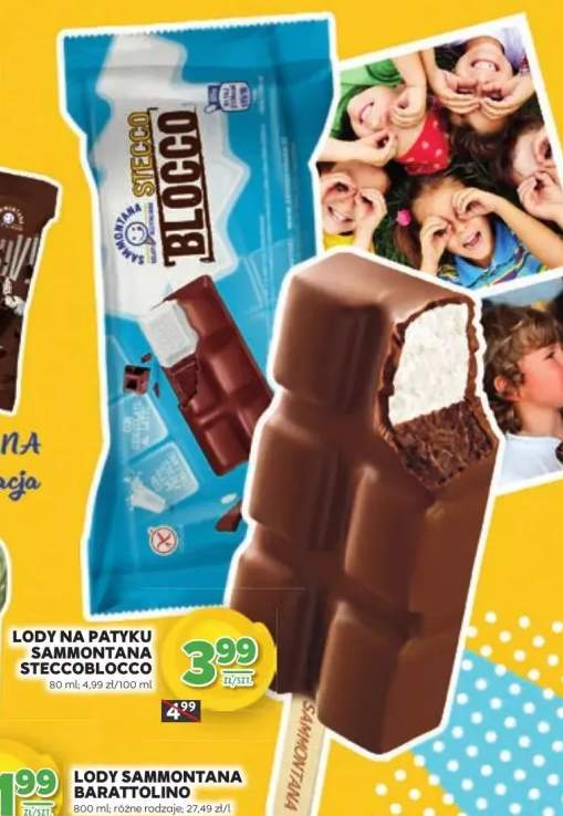 Lody na patyku Steccoblocco
