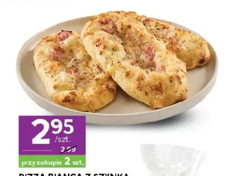 Pizza bianca z szynką
