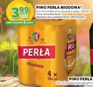 Piwo Perła Miodowa