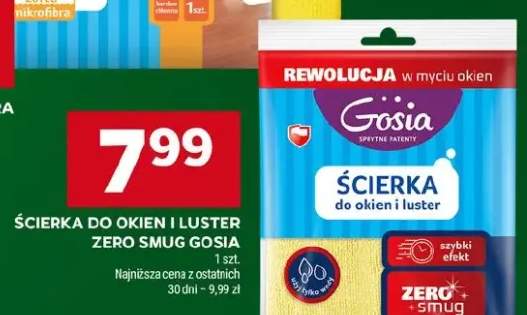 Ścierka do okien i luster zero smug