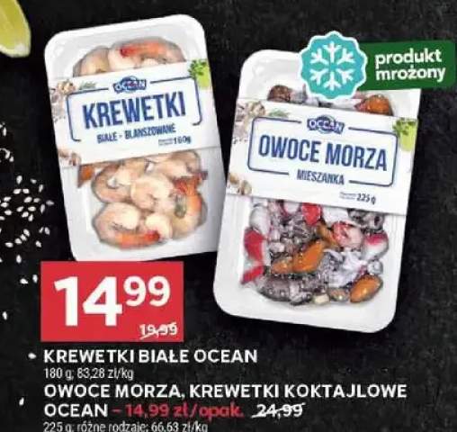 Owoce morza, krewetki koktajlowe Ocean