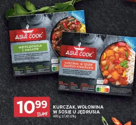 Kurczak wołowina w sosie u Jędrusia