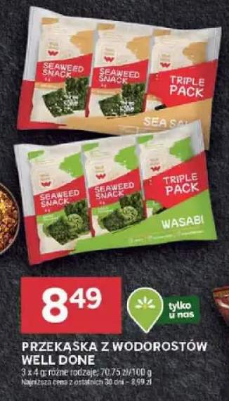 Przekąska z wodorostów