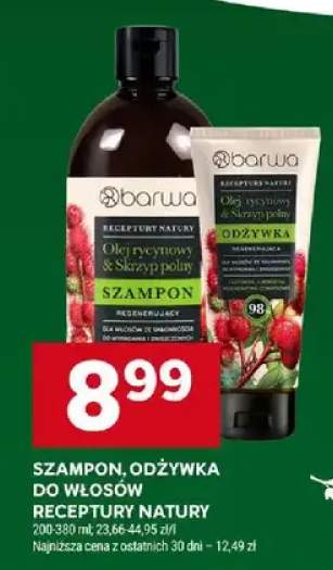 Szampon, odżywka do włosów Receptury Natury