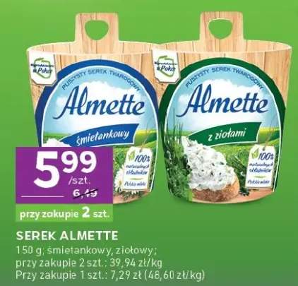 Serek śmietankowy, z ziołami