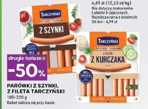 Parówki z szynki, z fileta