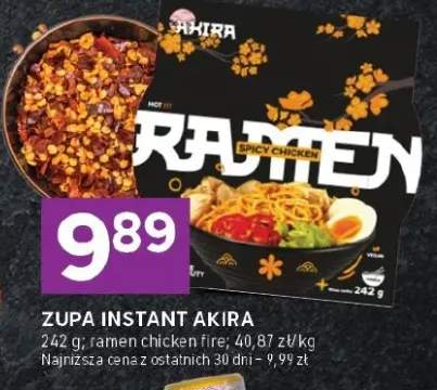 Zupa instant ramen chicken fire Akira