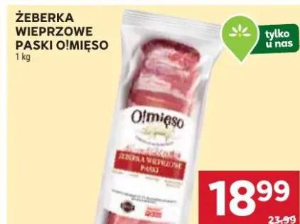 Żeberka wieprzowe pałę