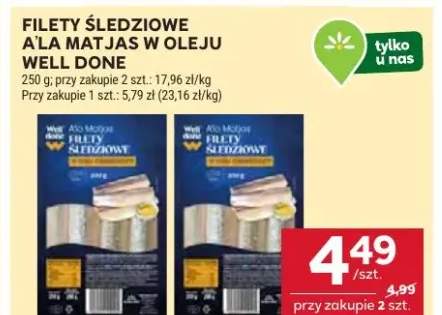 Filety śledziowe a'la matjas w oleju