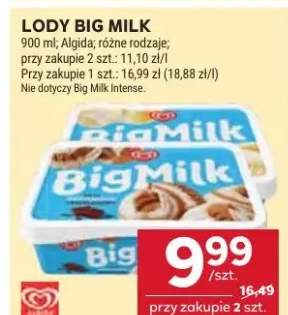 Lody algida, różne rodzaje