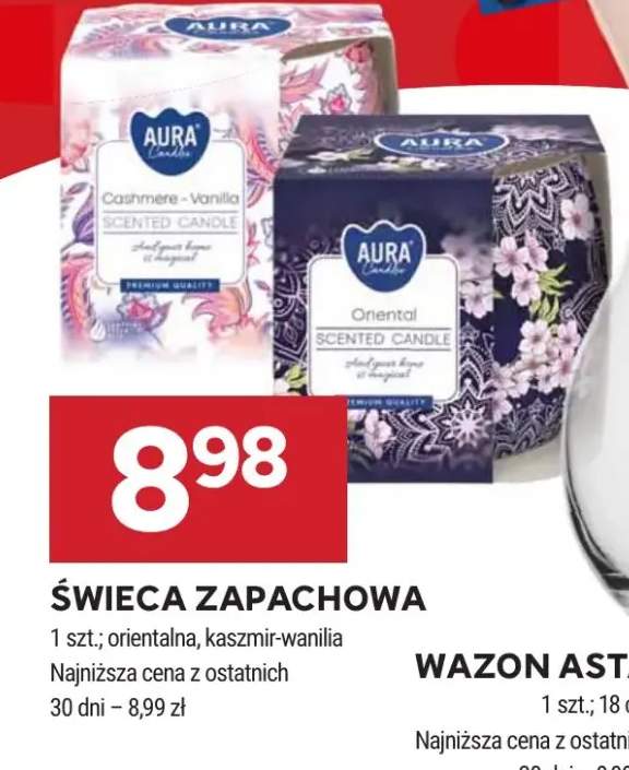 Świeca zapachowa orientalna, kaszmir-wanilia