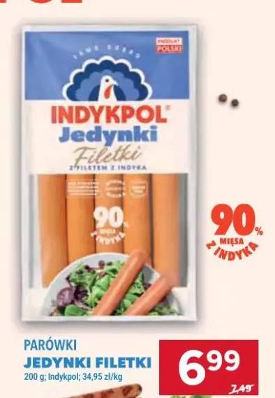 Parówki Jedynki Filetki