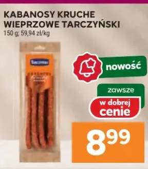 Kabanosy kruche wieprzowe tarczyński