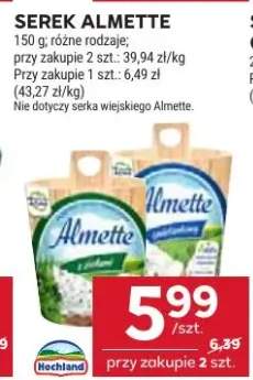 Serek Almette różne rodzaje