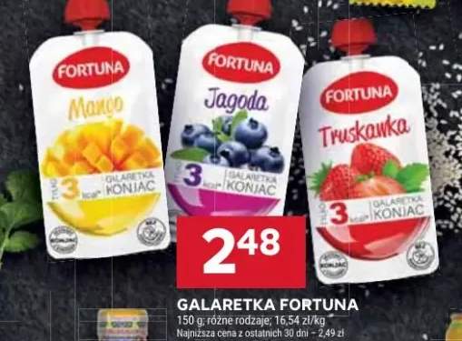 Galaretka Fortuna truskawka
