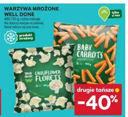 Warzywa mrożone różne rodzaje