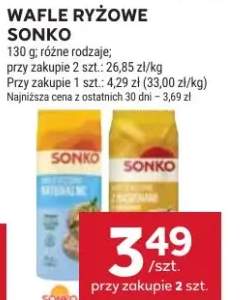 Wafle ryżowe różne rodzaje