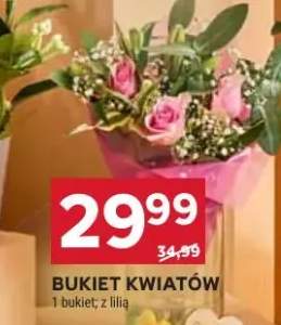 Bukiet kwiatów z lilią