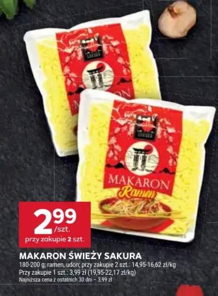 Makaron świeży sakura