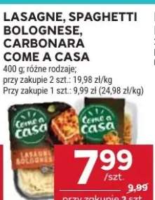 Lasagne, spaghetti bolognese, carbonara come a casa